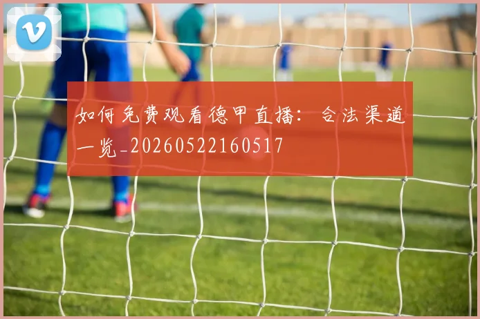 如何免费观看德甲直播：合法渠道一览_20260522160517
