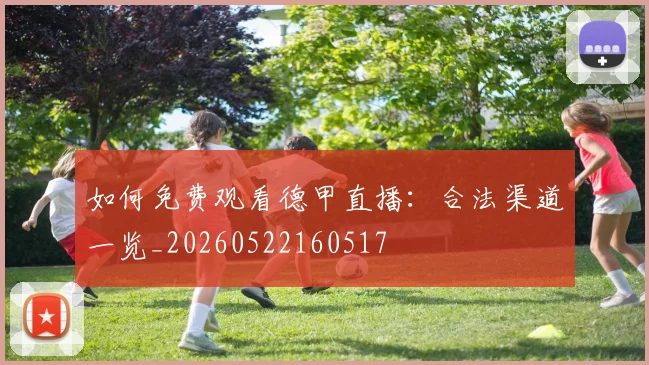 如何免费观看德甲直播：合法渠道一览_20260522160517